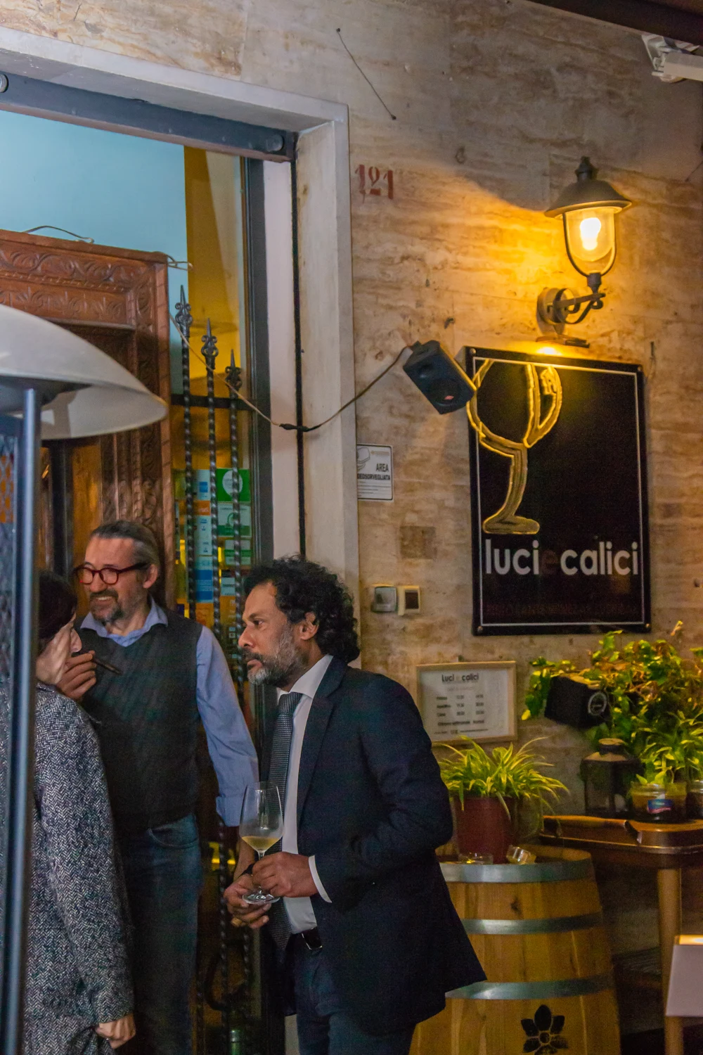 L’ingresso del ristorante