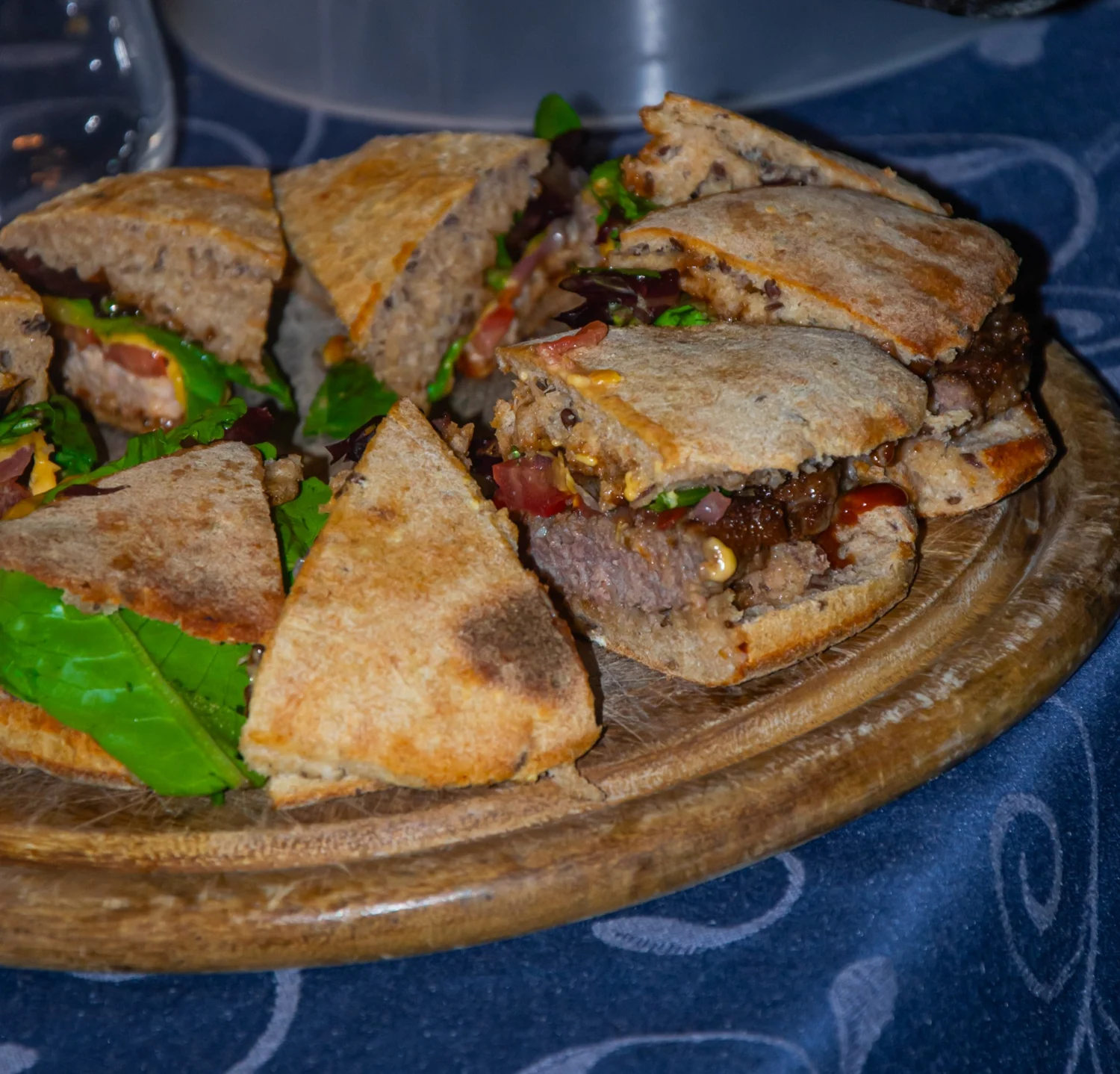 Hamburger gigante con Focaccia ai Cereali