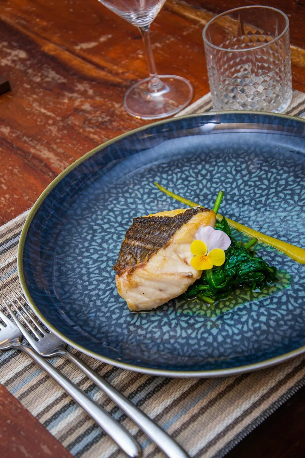 Ricciola scottata con patate agli agrumi