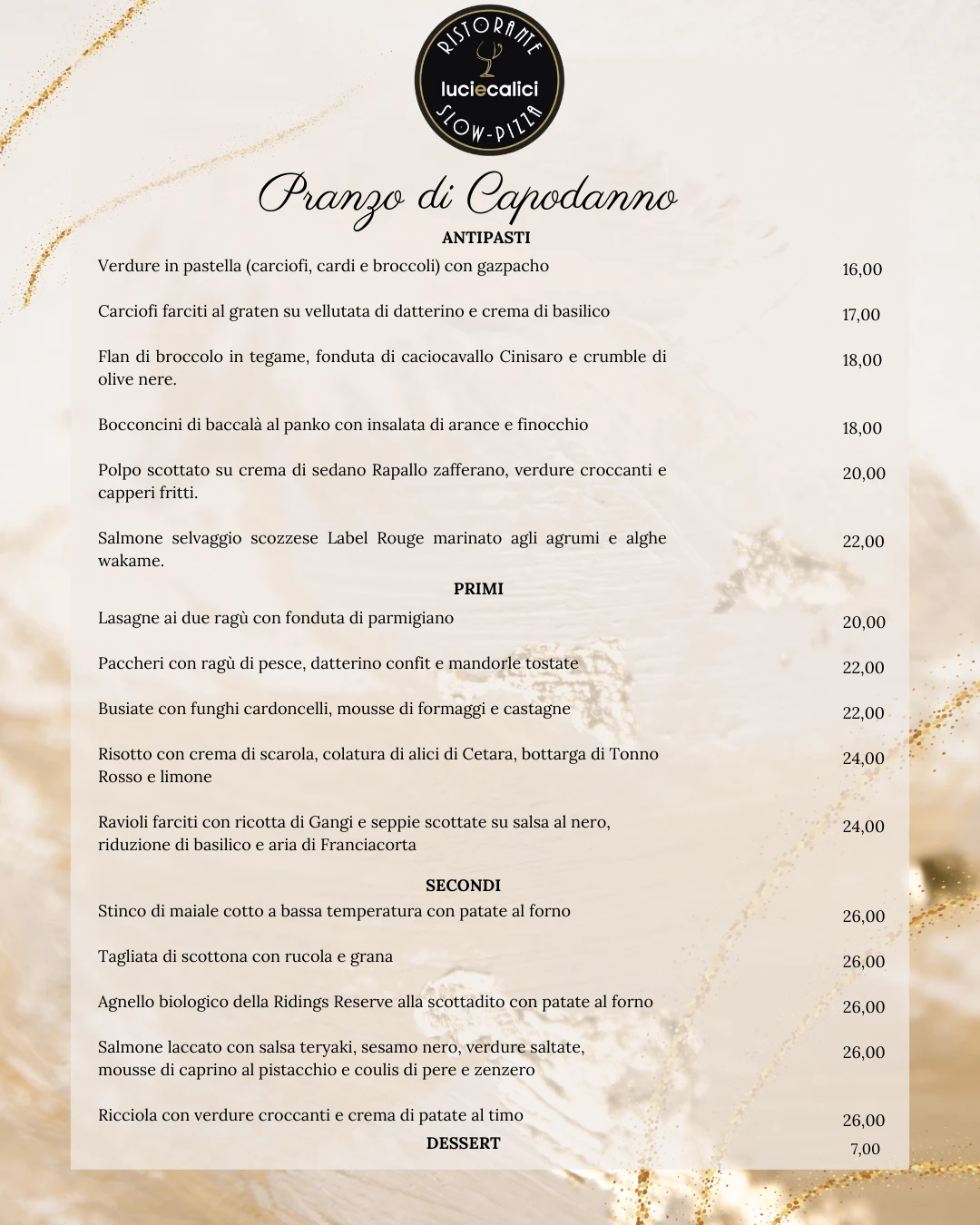 Pranzo di Capodanno