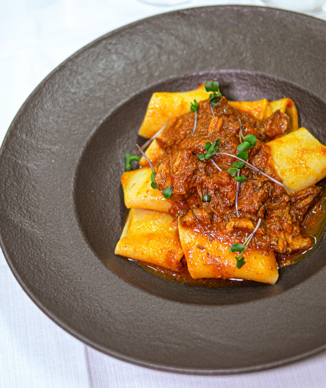 Pacchero con Ragù di Pesce