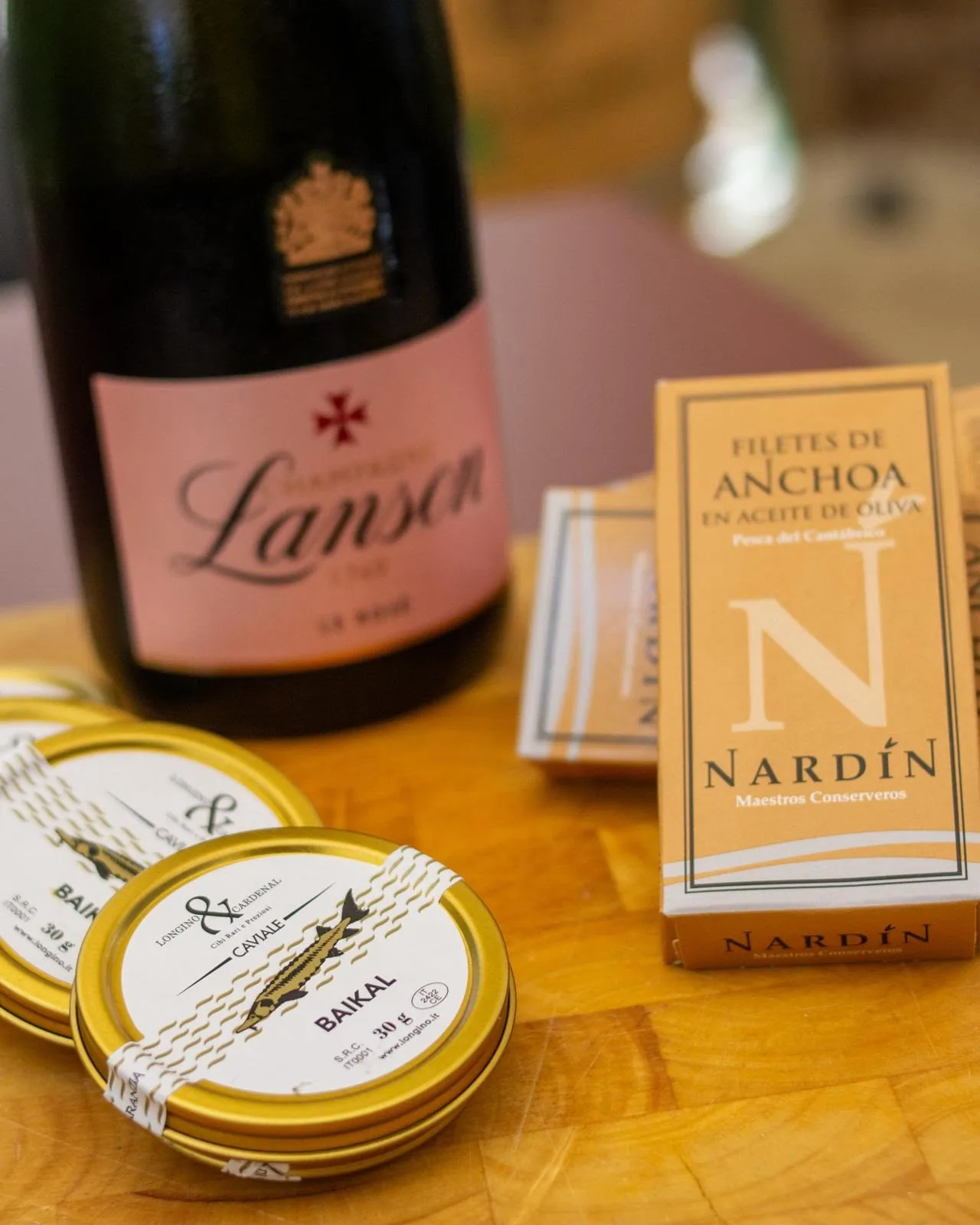 Champagne e caviale