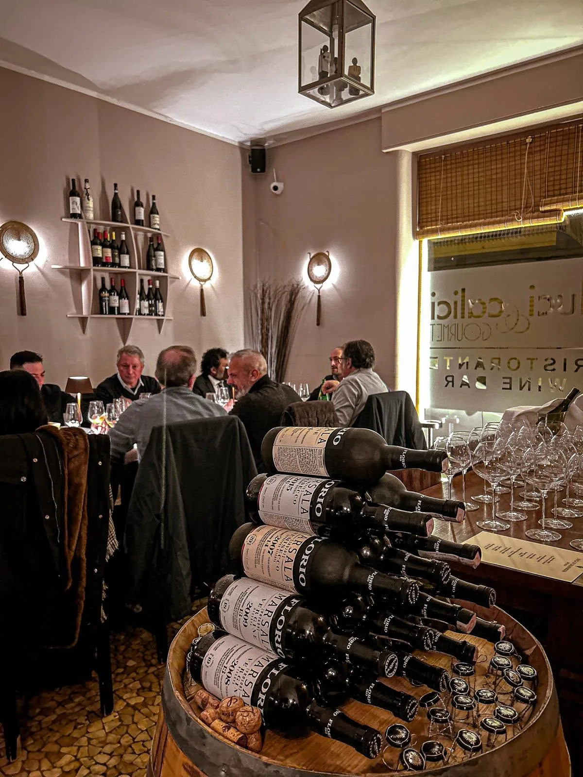 Una serata in sala da Luci e Calici