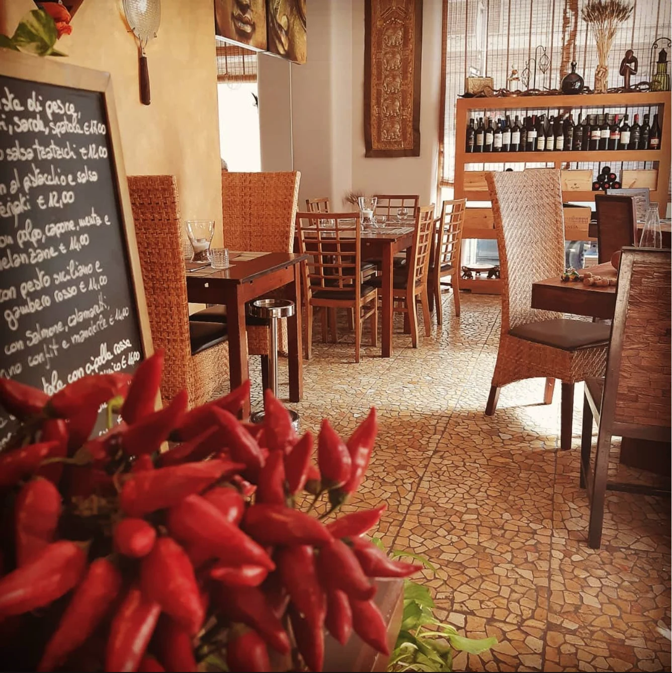 La sala del ristorante